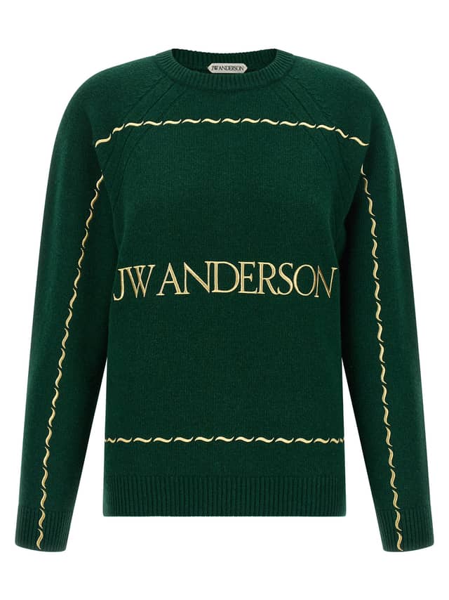Bicolor Wool Cardigan