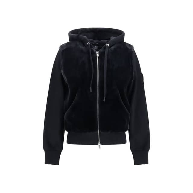 Black Cotton Sweatshirt