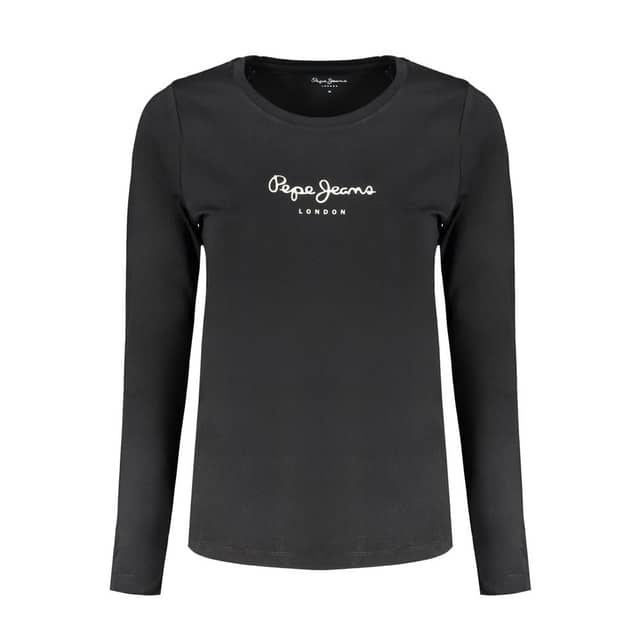 Black Cotton Women's T-Shirt