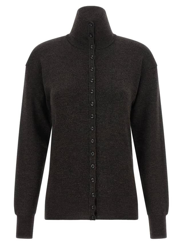 Brown Wool Cardigan