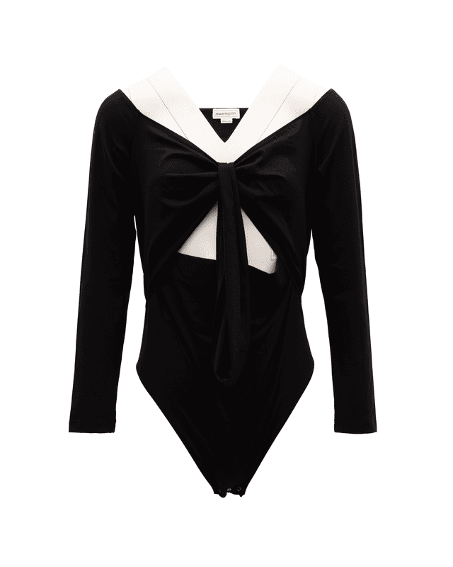 Black and White Cotton Top