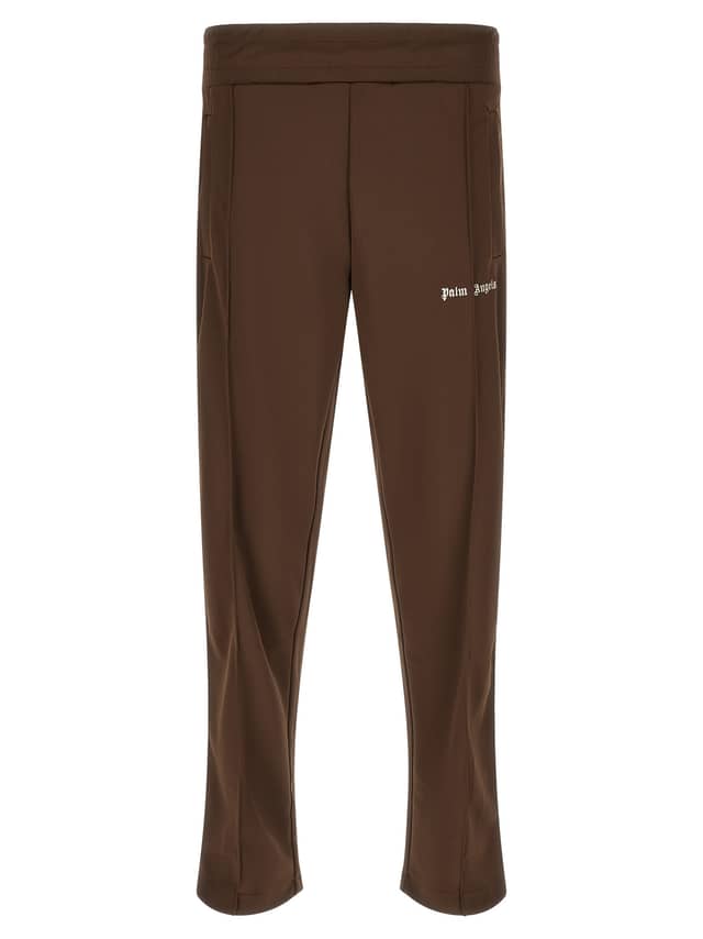 Brown Polyester Joggers (Workout Pants)