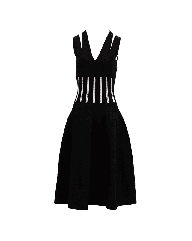 Black Women Viscose Dress