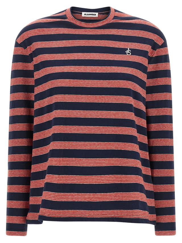 Multicolor Cotton Long Sleeve T-Shirt