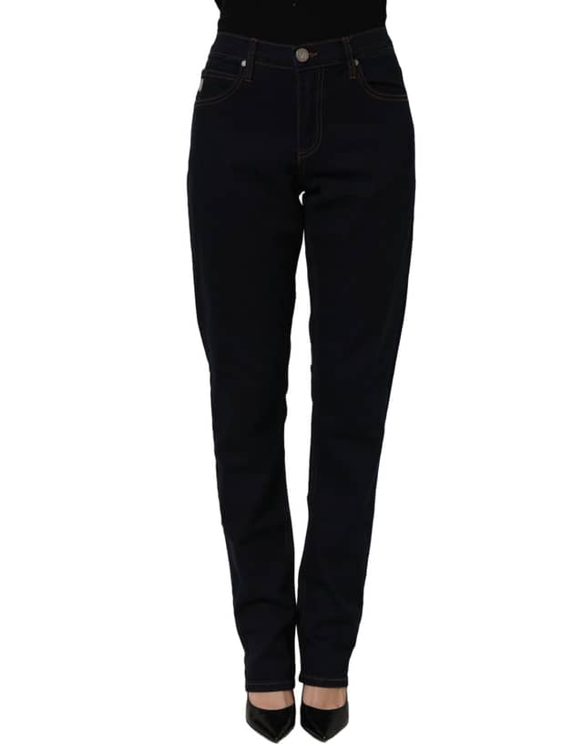 Blue High Waist Skinny Denim Trouser Jeans