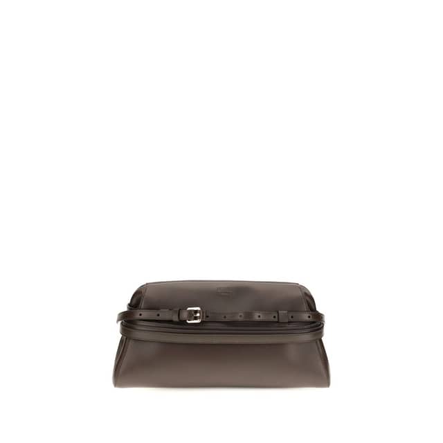 Brown Goatskin Clutch Bag