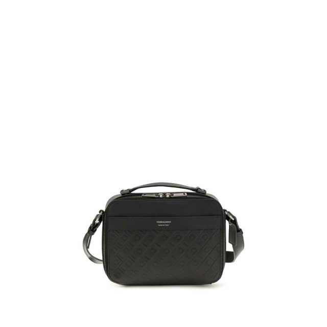 Black Calf Leather Bos Taurus Shoulder Bag