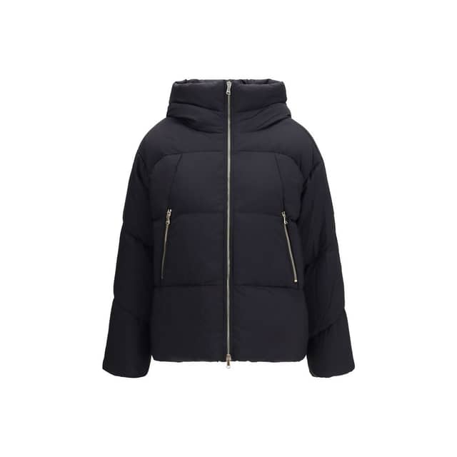 Black Nylon Full-Length Jacket