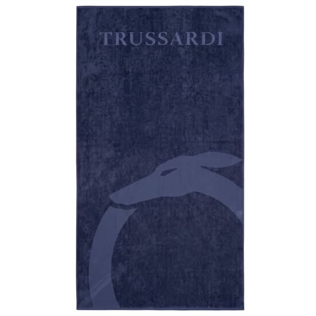 Blue Cotton Men's Beach Towel