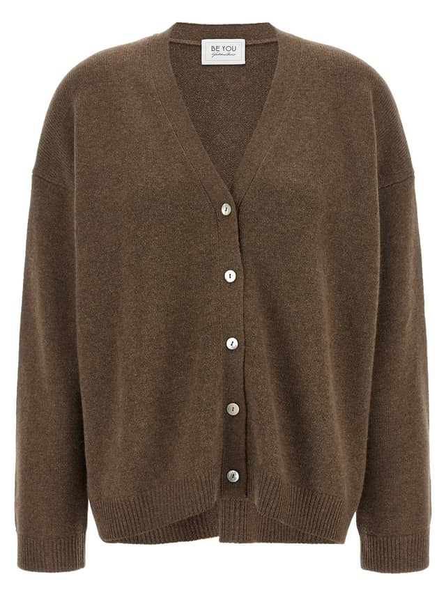 Brown Cashmere Cardigan