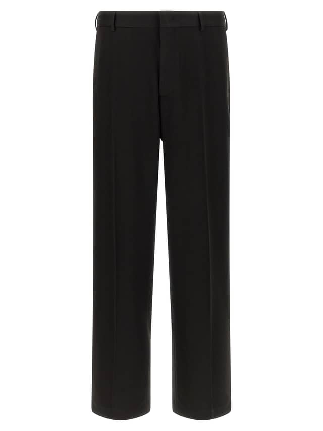 Black Polyester Dress Pants