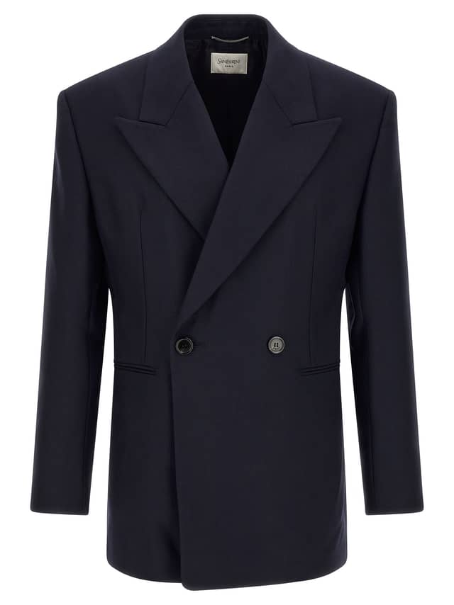 Blue Wool Blazer