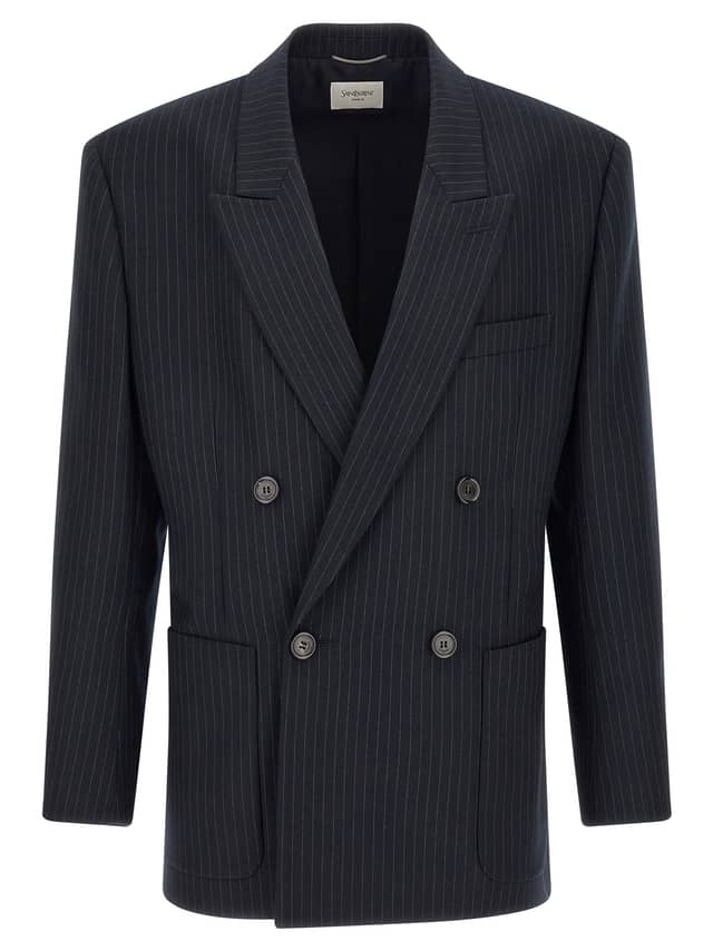 Blue Wool Blazer