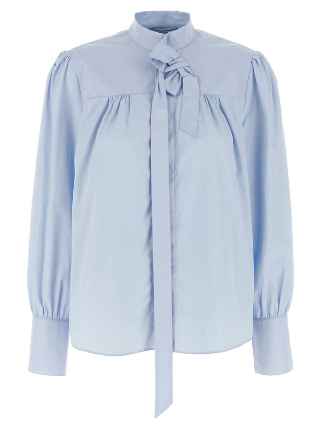 Blue Cotton Blouse