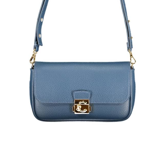 Blue Leather Womens Bag