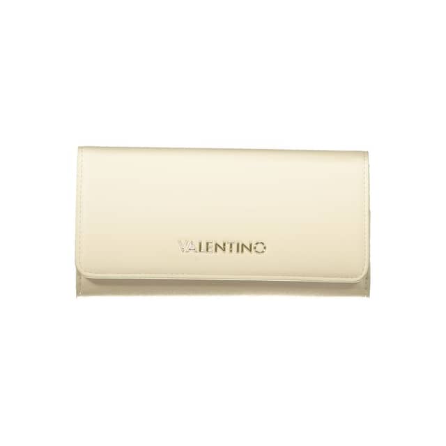Beige Polyurethane Womens Wallet