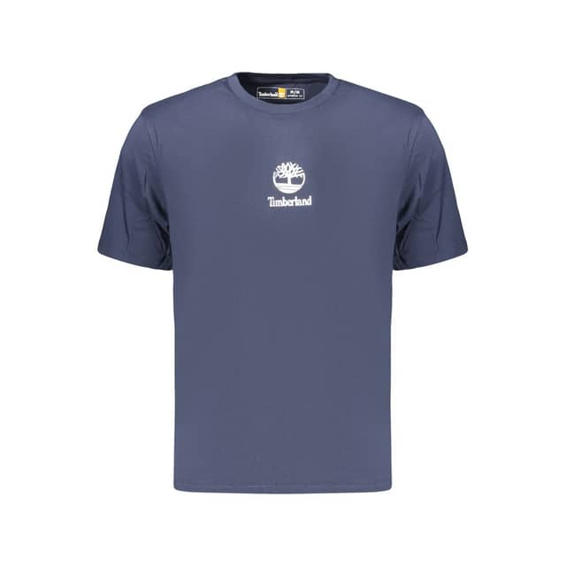 Blue Cotton Men's T-Shirt