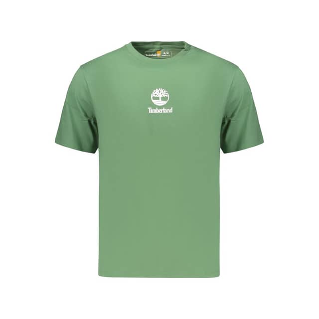 Green Cotton Men's T-Shirt