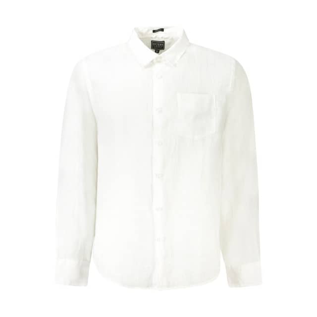 White Linen Mens Shirt