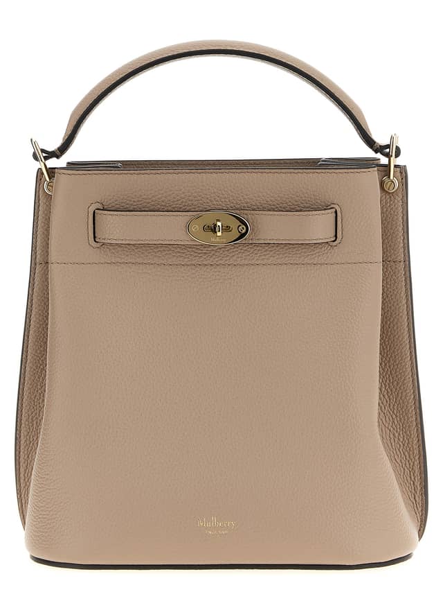 Gray Calfskin Crossbody Bag