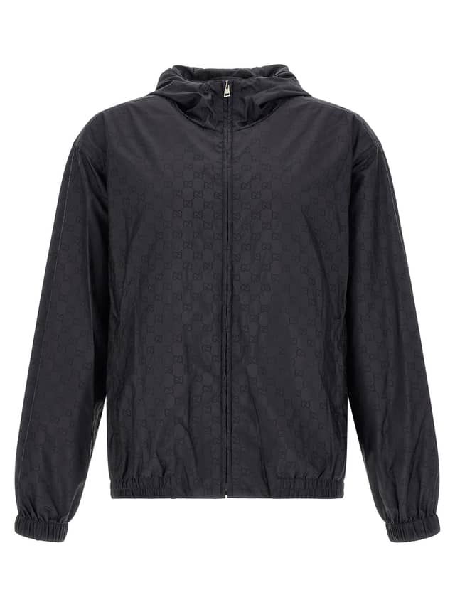 Black Polyamide Shell Jacket