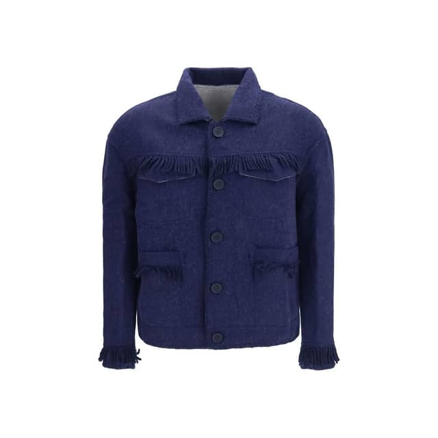 Blue Alpaca Vicugna Pacos Full-Length Jacket