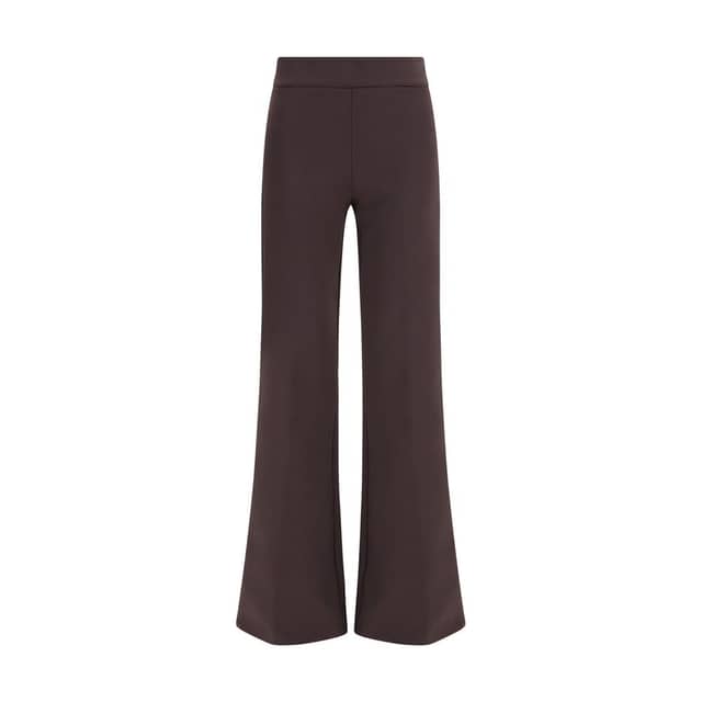 Brown Polyamide Casual Pants