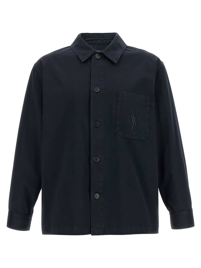 Blue Cotton Blouse