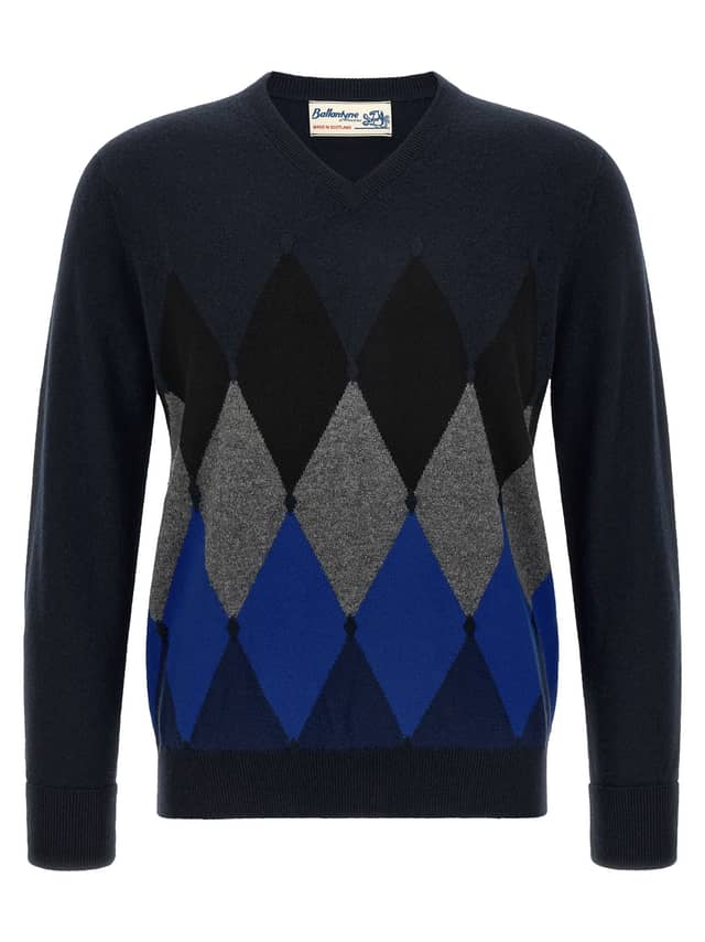 Blue Cashmere Cardigan