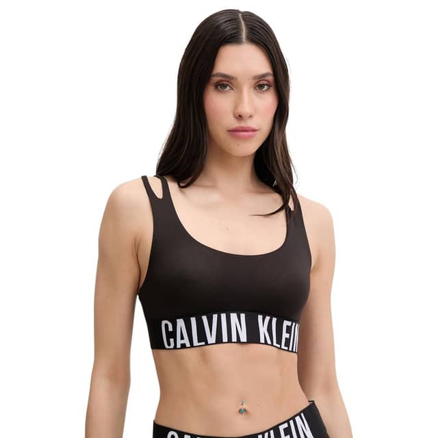 Black Recycled Polyester Bra