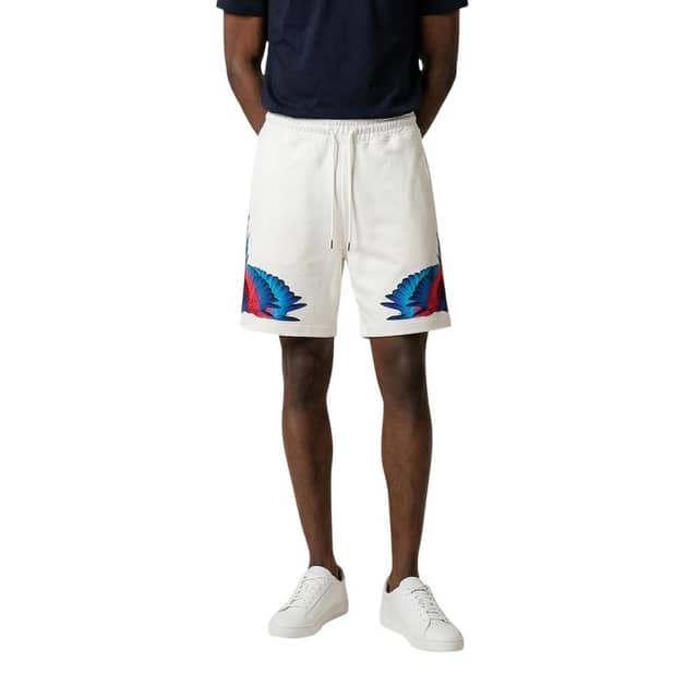 Cream Cotton Bermuda Shorts