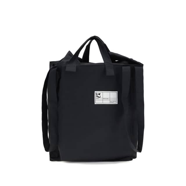 Black Polyester Shoulder Bag