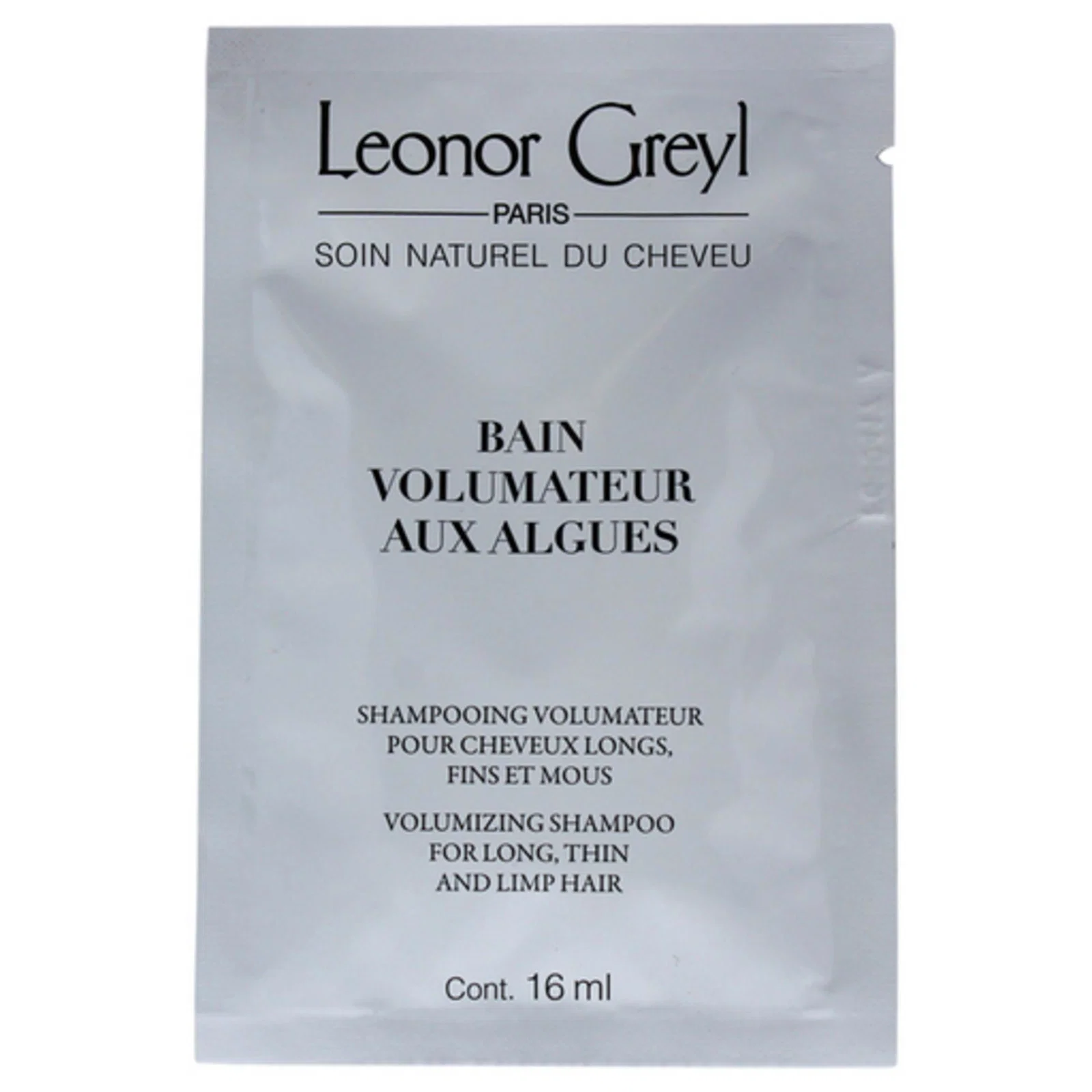 Leonor Greyl, Aux Algues, Hair Shampoo, For Volume, 16 ml *Sample