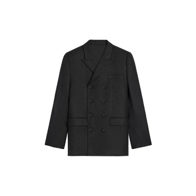 Gray Wool Blazer
