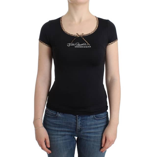 Black Elastane Top