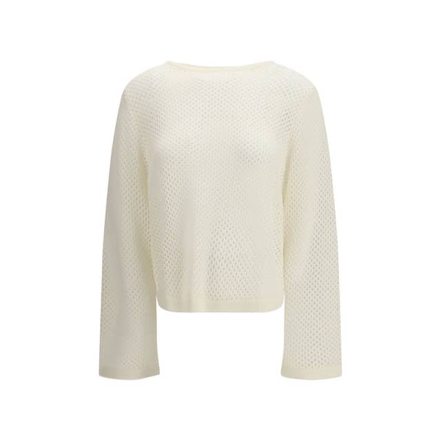 White Wool Sweatshirt