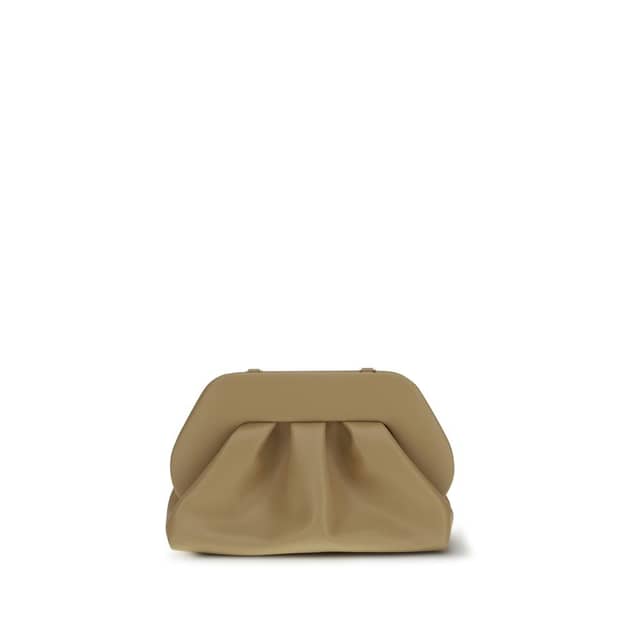 Beige Other Fibres Clutch Bag