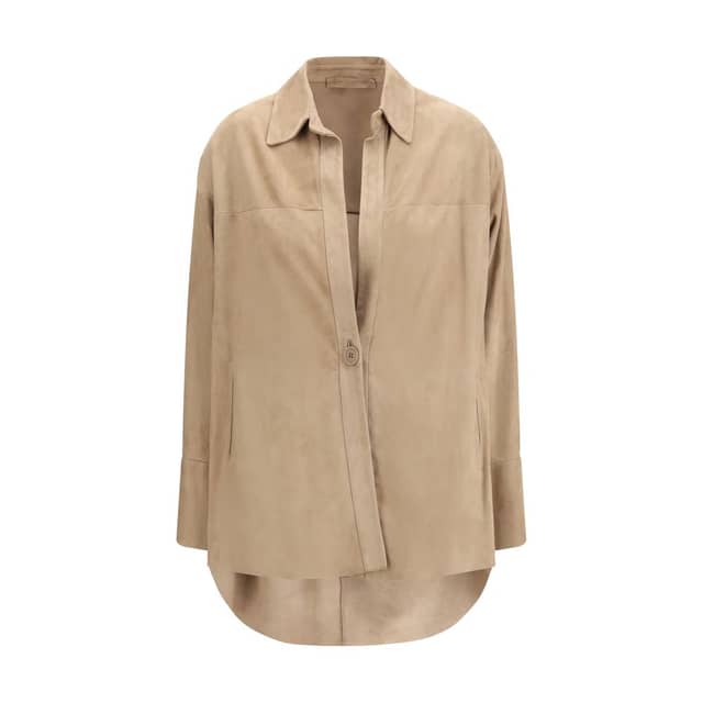 Beige Lamb Ovis Aries Dress Shirt