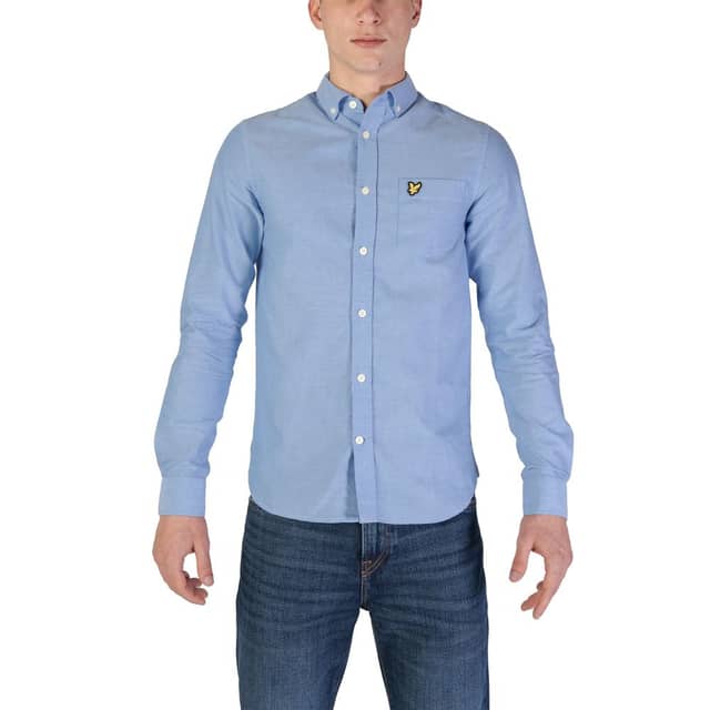 Blue Organic Cotton Dress Shirt