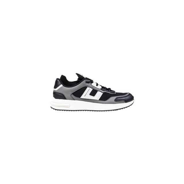 Bicolor Polyester Athletic Sneakers