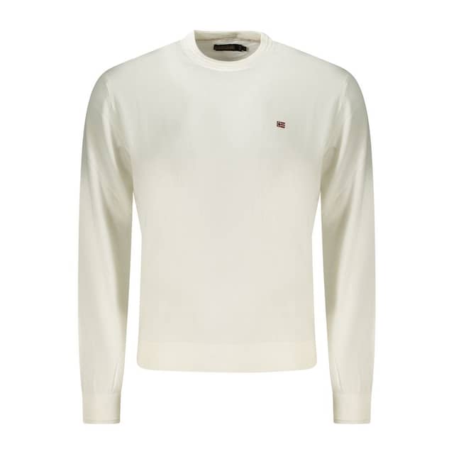White Cotton Men Shirt