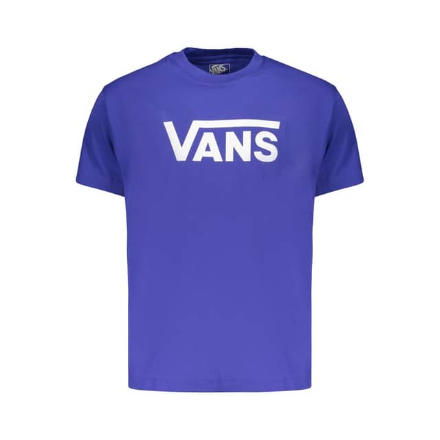 Blue Cotton Men's T-Shirt
