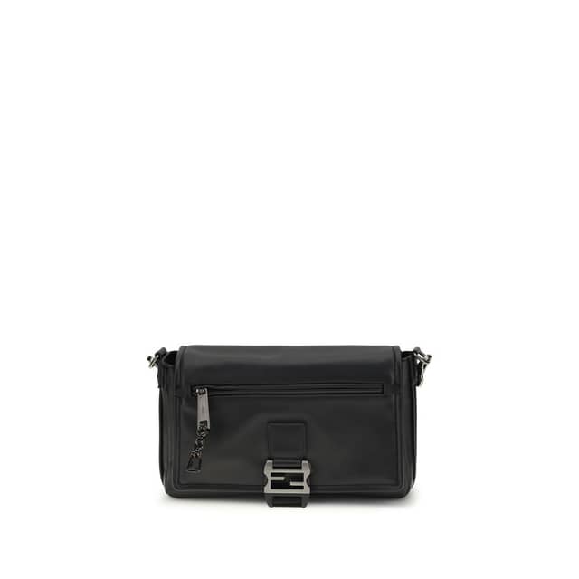 Black Calf Leather Bos Taurus Shoulder Bag