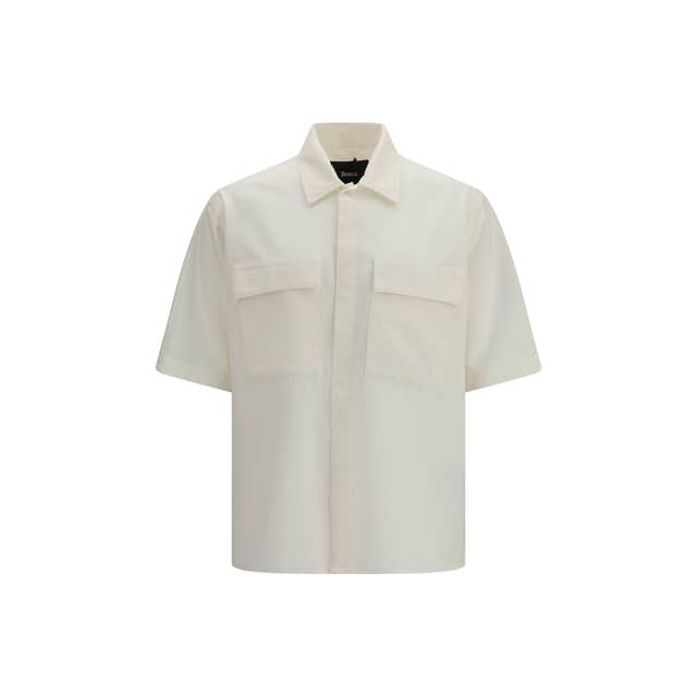 Beige Polyester Shortsleeve Shirt
