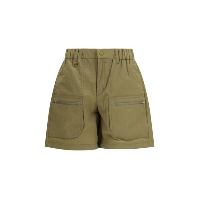 Bicolor Polyester Bermuda Shorts