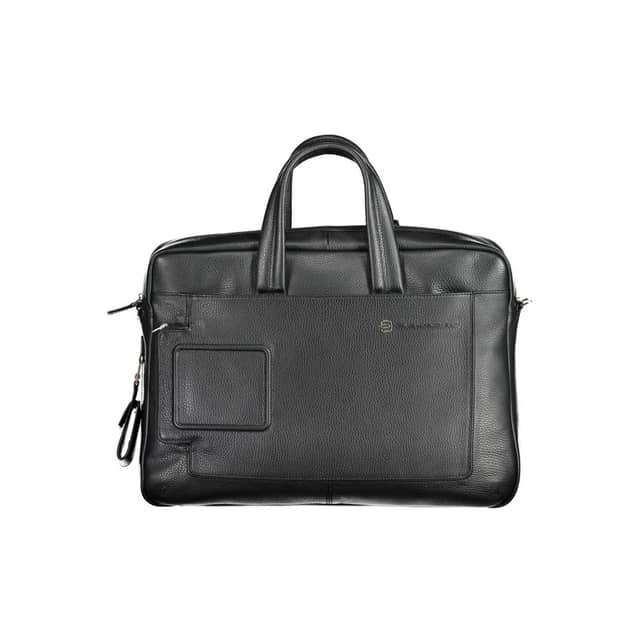 Nero Leather Men Briefcase