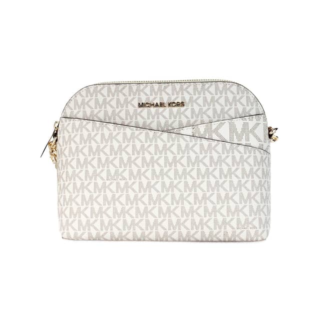 Michael Kors Women'S Back Slip Pocket Signature Canvas Crossbody Bag