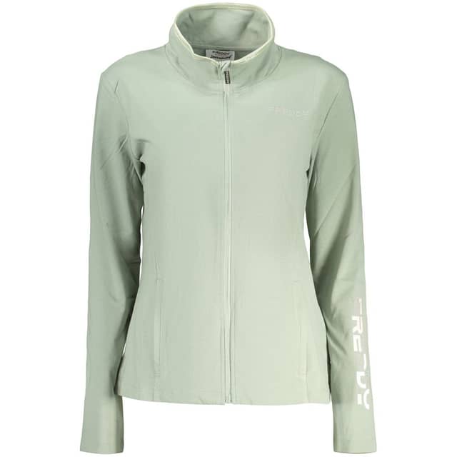 Green Cotton Womens Sweatshirt