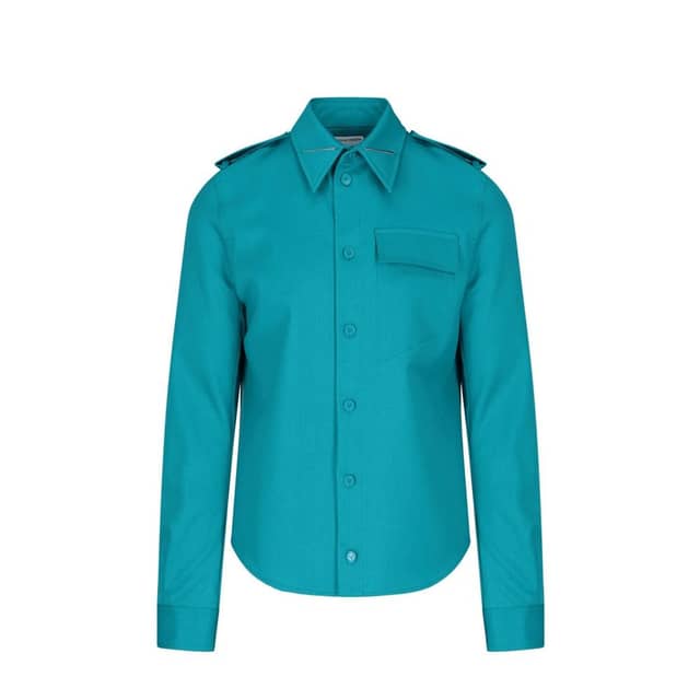 Bicolor Elastane Dress Shirt