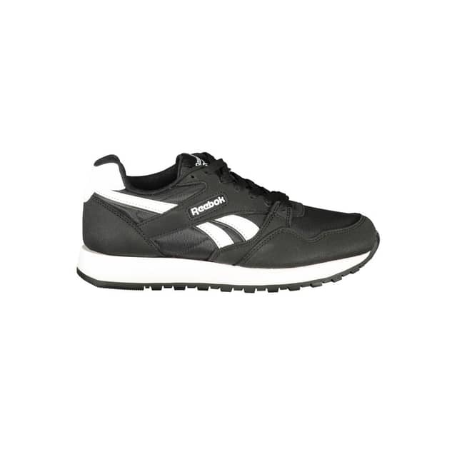 Black Polyester Womens Sneaker